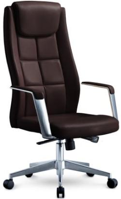Директорски стол RFG BOGART HB, екокожа, до 150 kg, кафяв
