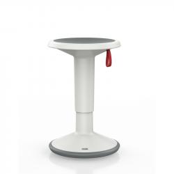 Табуретка Interstuhl Up 100U, кръгла, бяла