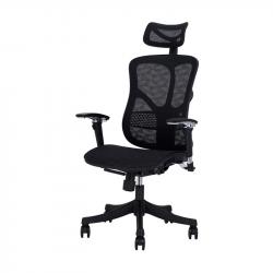 Ергономичен стол RFG TECH@SMART, Multi-function механизъм, до 250 kg, черен