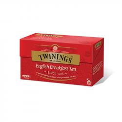 Продукт Twinings Чай „Английска закуска“, черен, 2 g, в пакетче, 25 броя