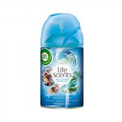 Продукт Air Wick Пълнител за ароматизатор Freshmatic, тюркоазен оазис, 250 ml