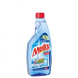 Продукт Medix Препарат за почистване на стъкла Original, пълнител, 500 ml, син