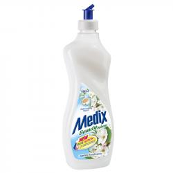 Почистващ продукт Medix Препарат за миене на съдове Balsam, пролетна свежест, 415 ml, бял