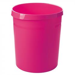 Канцеларски продукт HAN Кош за отпадъци Grip Trend, пластмасов, 18 L, розов