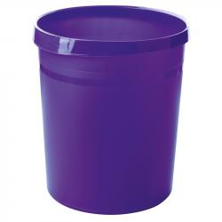 Канцеларски продукт HAN Кош за отпадъци Grip Trend, пластмасов, 18 L, лилав