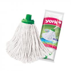 Почистващ продукт York Парцал за под, памучен, въже, 280 g, без дръжка, с конусовидна резба