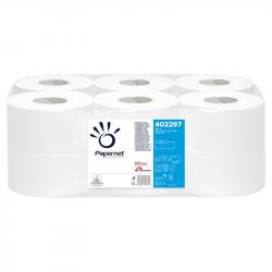 Продукт Papernet Тоалетна хартия Mini Jumbo, двупластова, целулозна, 450 g, 12 броя