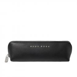 Канцеларски продукт Hugo Boss Калъф Storyline, за пишещи средства, с цип, кожен, черен