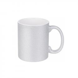 BESTSUB Чаша, глитер, сребриста, 330 ml