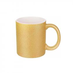 BESTSUB Чаша, глитер, златиста, 330 ml,