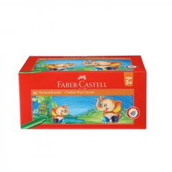 Канцеларски продукт Faber-Castell Восъчни пастели, 58 mm, 12 цвята, 96 броя