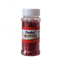 Канцеларски продукт Foska Брокат, 60 g, червен