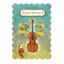 Продукт Gespaensterwald Картичка, Romantique, цигулка