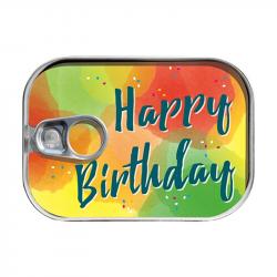 Продукт Gespaensterwald Картичка-консерва, Happy Birthday Colors