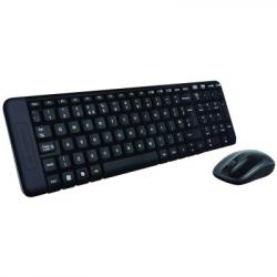 Клавиатура Комплект мишка и клавиатура Logitech MK220 920-003168 US безжичен