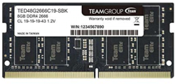 Памет 8GB DDR4 SoDIMM 2666 TEAM ELITE