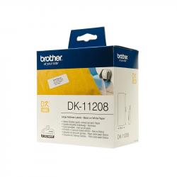 Касета за етикетен принтер Brother Етикети DK11208, за адреси, 38 x 90 mm, бели, 400 броя в ролка