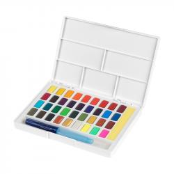 Продукт Faber-Castell Акварелни бои, в кутия - палитра, 36 цвята