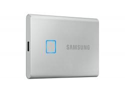 Хард диск / SSD Samsung Portable SSD T7 Touch 500GB, USB 3.2, Fingerprint, Read 1050 MB-s Write 1000 MB-s, Silver