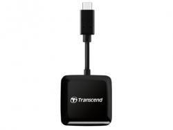 Картов четец Transcend SD-microSD Card Reader, USB 3.2 Gen 1, Black, Type C