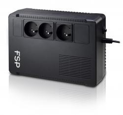 Непрекъсваемо захранване (UPS) UPS FSP Eco 800, 800VA, 480W, USB-B, 2 x RJ11-45, Черен