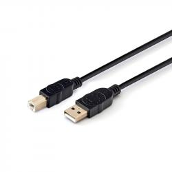 Manhattan Кабел, USB 2.0 A Male - USB 2.0 B Male, 3 m