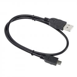 Кабел/адаптер Manhattan Кабел, USB 2.0 Micro-B Male - USB 2.0 A Male, 0.5 m