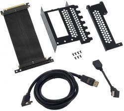 Кабел/адаптер CableMod брекет и кабел за вертикален монтаж за видео карта PCIe x16, 1x DP, 1xHDMI