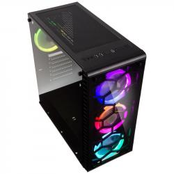 Кутия Kolink Observatory Lite Mesh RGB Mid-Tower, Черен