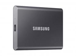 Хард диск / SSD Samsung Portable SSD T7 500GB, USB 3.2, Read 1050 MB-s Write 1000 MB-s, Titan Gray