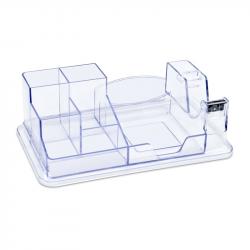 KEJEA Органайзер за бюро K-960, пластмасов, прозрачен на най-ниска цени