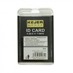 KEJEA Бадж, водоустойчив, вертикален, 62 х 91 mm, прозрачен