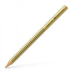 Канцеларски продукт Faber-Castell Цветен молив Jumbo Grip, металик, златен