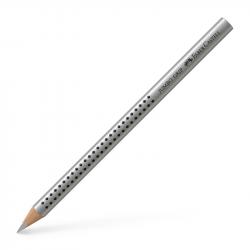 Канцеларски продукт Faber-Castell Цветен молив Jumbo Grip, металик, сребърен