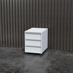 Продукт Контейнер Nova A, 428 x 600 x 560 mm, бял меламин, бяла вградена дръжка