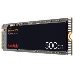 Хард диск / SSD SANDISK Extreme PRO 500GB SSD, M.2 2280, NVMe, Read-Write: 3400 - 2500