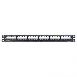 Пач панел 19 24-Port Metal Patch Panel Mini-Com with strain relief bar