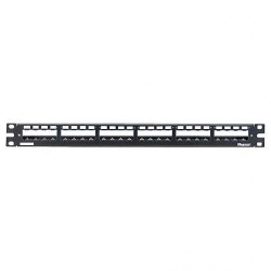 Пач панел 19 24-Port Metal Patch Panel Mini-Com with strain relief bar