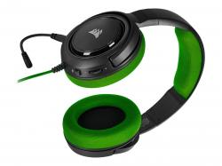 Слушалки CORSAIR CA-9011197-EU Stereo Gaming Headset HS35 Green EU