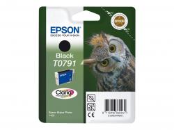 Касета с мастило EPSON T0791 ink cartridge black standard capacity 11ml 1-pack blister without alarm