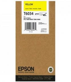 Касета с мастило EPSON T6034 ink cartridge yellow standard capacity 220ml 1-pack