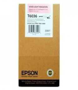 Касета с мастило EPSON T6036 ink cartridge vivid light magenta standard capacity 220ml 1-pack