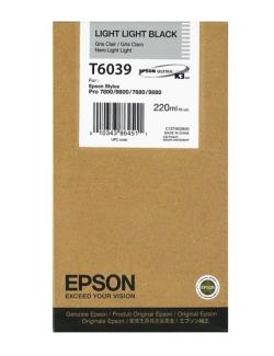 Касета с мастило EPSON T6039 CARTOUCHE D’ENCRE GRIS CLAIR standard capacité 220ml 1-pack