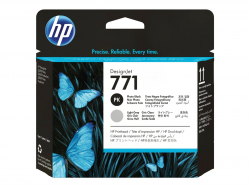Касета с мастило HP 771 original printhead CE020A black and light grey standard capacity 1-pack