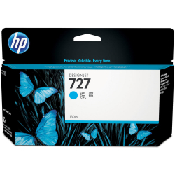 Касета с мастило HP 727 original Ink cartridge B3P19A cyan standard capacity 130 ml 1-pack