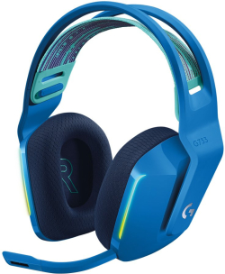 Слушалки Геймърски LOGITECH G733 LIGHTSPEED Wireless RGB Gaming Headset - BLUE