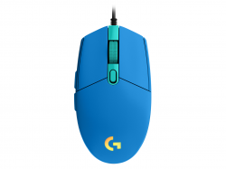 Мишка Геймърска мишка Logitech G102 LightSync, RGB, Оптична, Жична, USB, Син