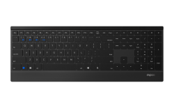 Клавиатура Wireless keyboard RAPOO E9500M, Multi mode алуминий