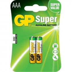 Батерия Алкална батерия GP SUPER LR03 AAA -2 бр. в опаковка- блистер 1.5V GP,GP24A