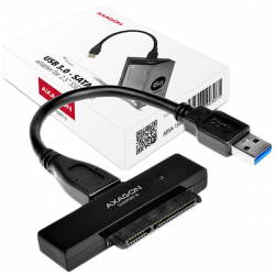 Кутия/Чекмедже за HDD AXAGON ADSA-1S USB2.0 - SATA HDD External Adapter Incl. 2.5" Case